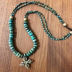 Vintage Turquoise Fertility Pendant