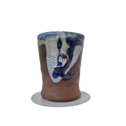 Blue Splash Glaze Beaker