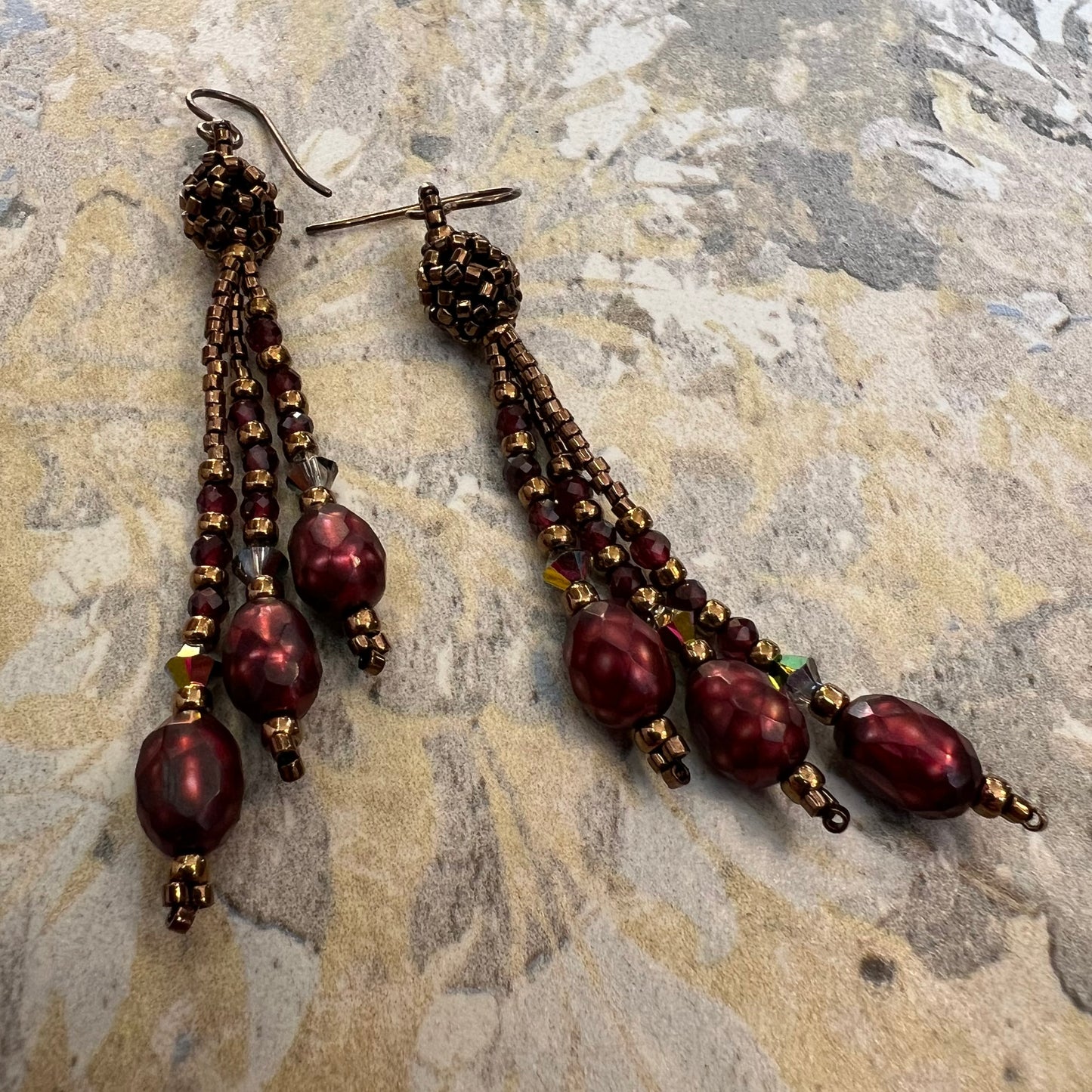 Baroque Drop Earrings