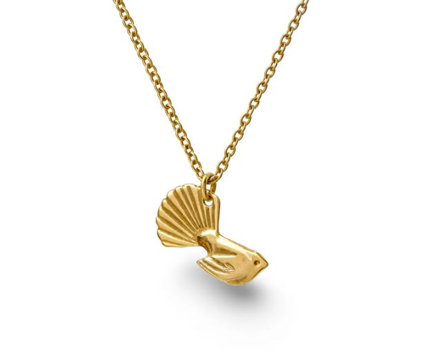 Fantail Pendant - Gold