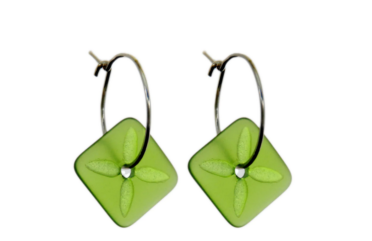 Square Tapa Earrings