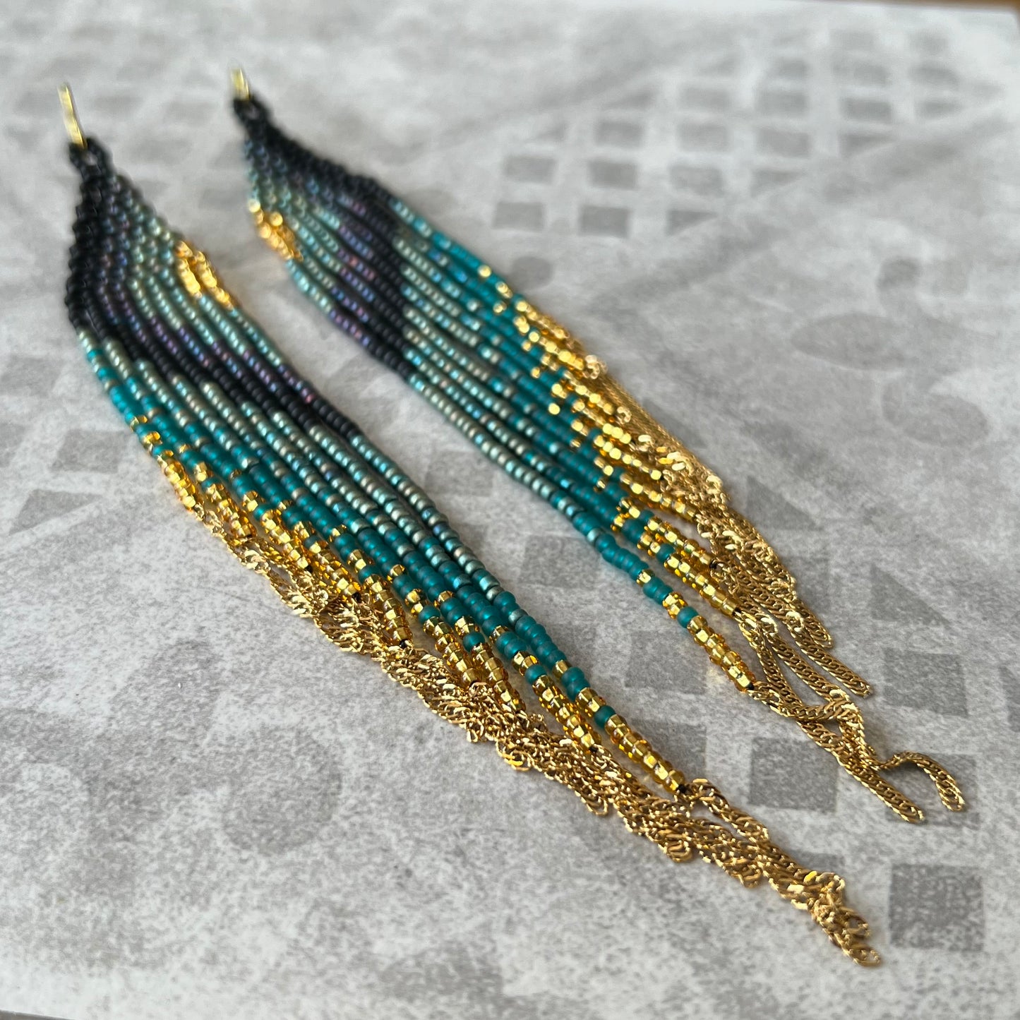 Celtic Tassel Earrings