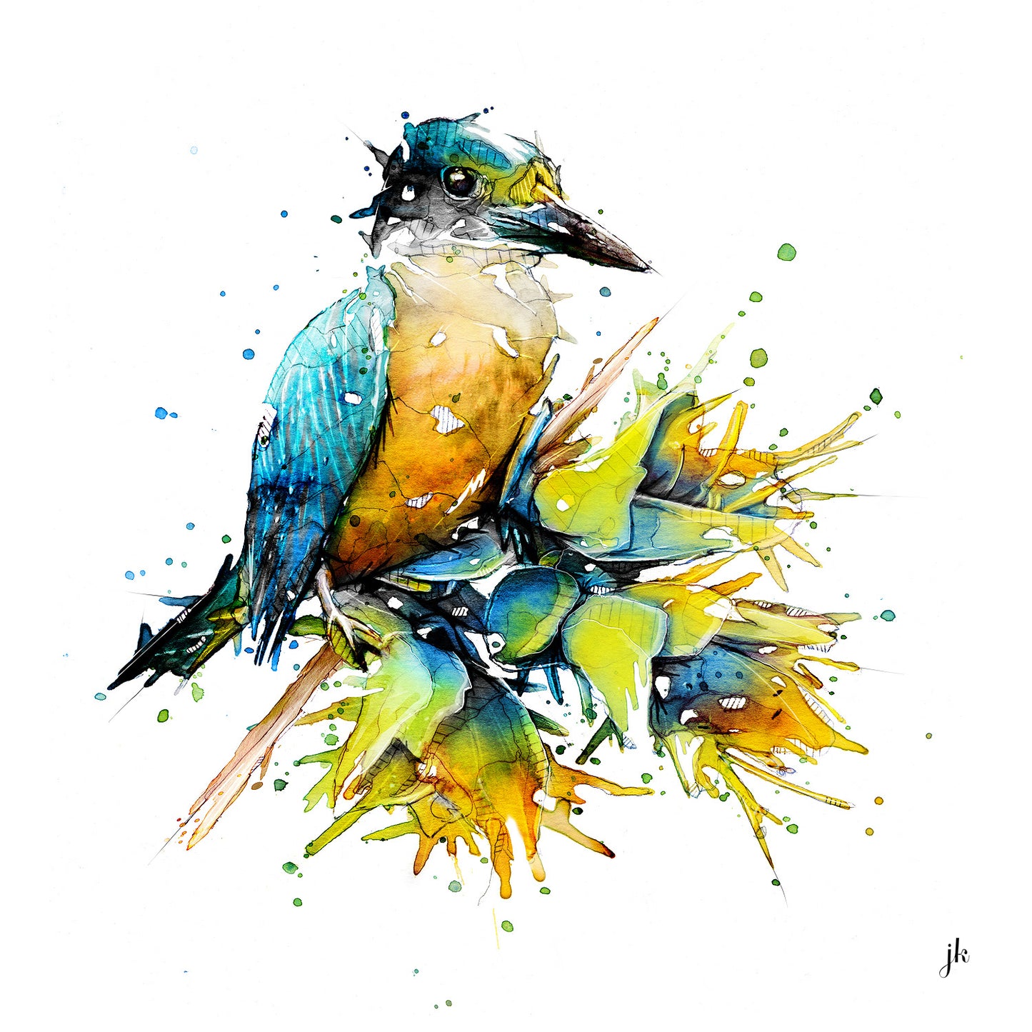 Kingfisher - Limited Edition Print - Framed