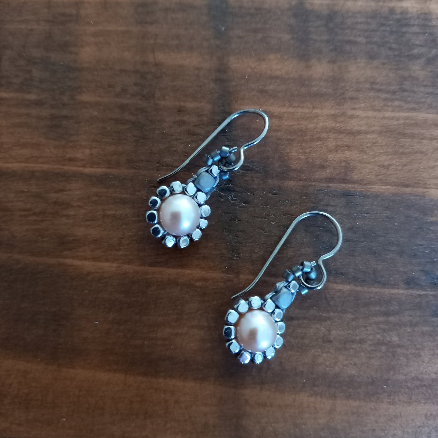 Pearl Daisy Earrings