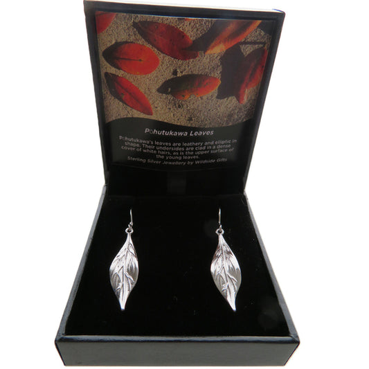 Pohutukawa Leaves Earrings