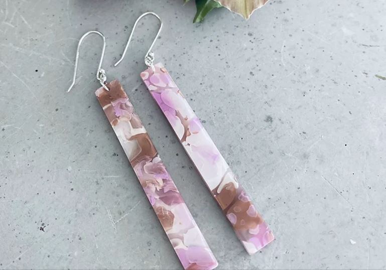 Rod Acrylic Earrings