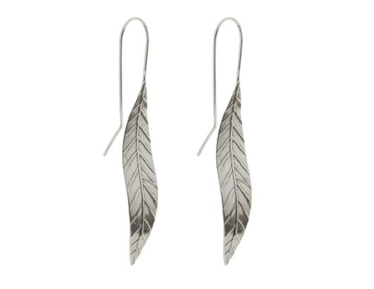 Silver Leaf Earrings