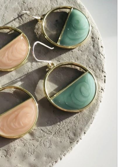 Zia Pastel Orbit Earrings